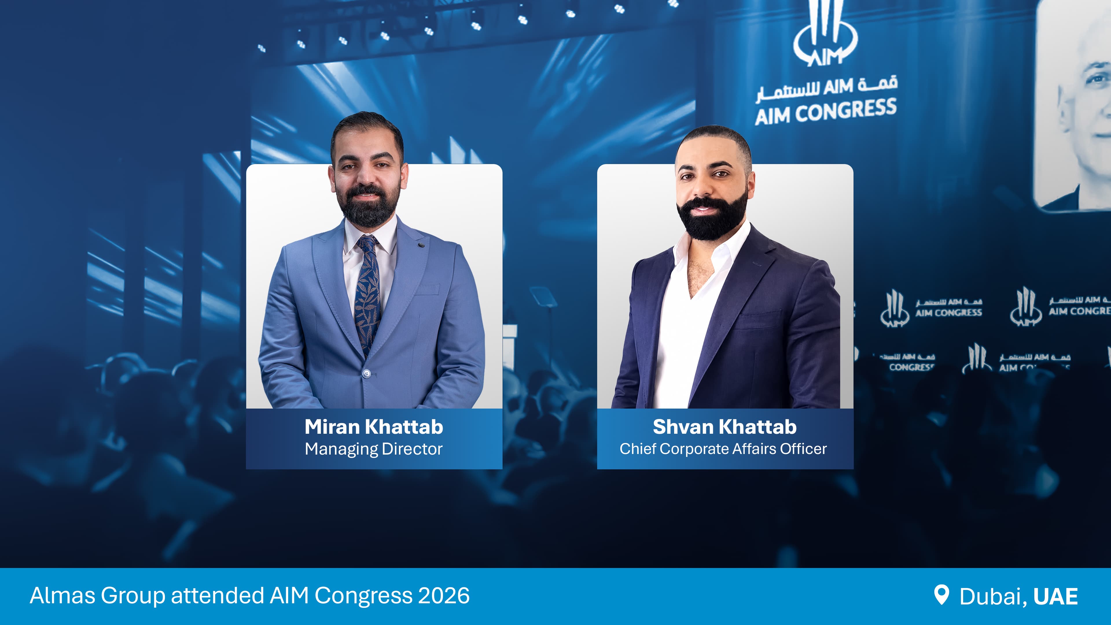 Almas Group at AIM Congress 2026: Connecting Iraq to Global Trade and Investment